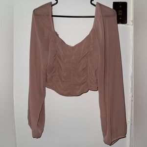 Altar'd State Rose Ruched Blouse